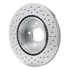 621-63040L Drilled Brake Rotor [Silver], 1998-2009 Multiple Makes/Models, Position: Rear Left - image 4