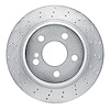 621-63053L Drilled Brake Rotor [Silver], 2003-2017 Mercedes-Benz, Position: Rear Left - image 1