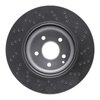 621-63063 Drilled Brake Rotor [Silver], 2003-2012 Mercedes-Benz, Position: Front - image 3
