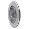 621-63069 Drilled Brake Rotor [Silver], 2005-2013 Mercedes-Benz, Position: Rear - image 2