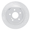 621-63071L Drilled Brake Rotor [Silver], 2003-2006 Mercedes-Benz, Position: Rear Left - image 1