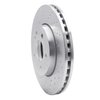621-63120 Drilled Brake Rotor [Silver], 2012-2017 Mercedes-Benz, Position: Front - image 2