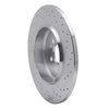 621-63125R Drilled Brake Rotor [Silver], 2000-2005 Mercedes-Benz, Position: Rear Right - image 3