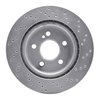 621-63163L Drilled Brake Rotor [Silver], 2014-2019 Mercedes-Benz, Position: Rear Left - image 4