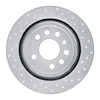621-65018R Drilled Brake Rotor [Silver], 2003-2011 GM, Position: Rear Right - image 1