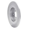 621-67018L Drilled Brake Rotor [Silver], 1984-1988 Infiniti/Nissan, Position: Rear Left - image 2