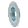 621-67018R Drilled Brake Rotor [Silver], 1984-1988 Infiniti/Nissan, Position: Rear Right - image 2