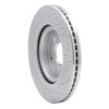 621-67057L Drilled Brake Rotor [Silver], 2007-2013 Infiniti/Nissan, Position: Front Left - image 2