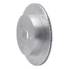 621-67089L Drilled Brake Rotor [Silver], 2003-2021 Infiniti/Nissan, Position: Rear Left - image 2