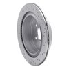 621-67089L Drilled Brake Rotor [Silver], 2003-2021 Infiniti/Nissan, Position: Rear Left - image 4