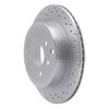621-67093R Drilled Brake Rotor [Silver], 2005-2012 Infiniti/Nissan, Position: Rear Right - image 3
