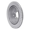 621-67093R Drilled Brake Rotor [Silver], 2005-2012 Infiniti/Nissan, Position: Rear Right - image 4