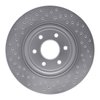 621-67099R Drilled Brake Rotor [Silver], 2008-2011 Infiniti/Nissan, Position: Front Right - image 3