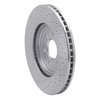621-67099R Drilled Brake Rotor [Silver], 2008-2011 Infiniti/Nissan, Position: Front Right - image 4