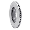 621-67103R Drilled Brake Rotor [Silver], Fits Select Multiple Makes/Models, Position: Front Right - image 1