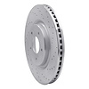 621-67104R Drilled Brake Rotor [Silver], 2014-2019 Infiniti/Nissan, Position: Front Right - image 1