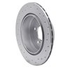 621-68004L Drilled Brake Rotor [Silver], 1993-2001 Infiniti/Nissan, Position: Rear Left - image 4