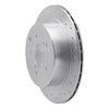 621-68004R Drilled Brake Rotor [Silver], 1993-2001 Infiniti/Nissan, Position: Rear Right - image 1