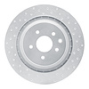 621-68013R Drilled Brake Rotor [Silver], 2008-2020 Infiniti/Nissan, Position: Rear Right - image 1