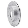 621-72022L Drilled Brake Rotor [Silver], 1988-2007 Multiple Makes/Models, Position: Front Left - image 3