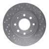 621-72022L Drilled Brake Rotor [Silver], 1988-2007 Multiple Makes/Models, Position: Front Left - image 4