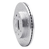 621-72022R Drilled Brake Rotor [Silver], 1988-2007 Multiple Makes/Models, Position: Front Right - image 1