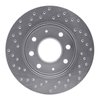 621-72022R Drilled Brake Rotor [Silver], 1988-2007 Multiple Makes/Models, Position: Front Right - image 2