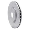 621-72043L Drilled Brake Rotor [Silver], 2008-2015 Mitsubishi, Position: Front Left - image 4