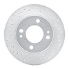 621-72045L Drilled Brake Rotor [Silver], 2014-2015 Mitsubishi, Position: Front Left - image 1