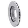 621-72057L Drilled Brake Rotor [Silver], 2000-2006 Mitsubishi, Position: Front Left - image 3