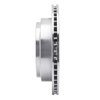 621-72058L Drilled Brake Rotor [Silver], 2000-2006 Mitsubishi, Position: Rear Left - image 2