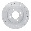 621-72069R Drilled Brake Rotor [Silver], 2016-2020 Multiple Makes/Models, Position: Front Right - image 1