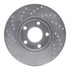 621-73014R Drilled Brake Rotor [Silver], 1990-1997 Audi/Volkswagen, Position: Front Right - image 3