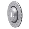 621-73055R Drilled Brake Rotor [Silver], 2008-2015 Audi/Volkswagen, Position: Rear Right - image 2
