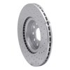 621-74053L Drilled Brake Rotor [Silver], Fits Select Multiple Makes/Models, Position: Front Left - image 3