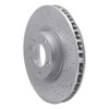 621-74057D Drilled Brake Rotor [Silver], 2011-2018 Multiple Makes/Models, Position: Left Front - image 3