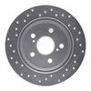 621-75041R Drilled Brake Rotor [Silver], Fits Select Lexus/Toyota/Scion, Position: Rear Right - image 4