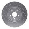 621-75043R Drilled Brake Rotor [Silver], Fits Select Lexus/Toyota/Scion, Position: Front Right - image 4