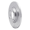 621-76001L Drilled Brake Rotor [Silver], 1975-1979 Lexus/Toyota/Scion, Position: Front Left - image 1