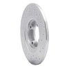 621-76001L Drilled Brake Rotor [Silver], 1975-1979 Lexus/Toyota/Scion, Position: Front Left - image 2