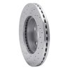 621-76016R Drilled Brake Rotor [Silver], 1983-1986 Lexus/Toyota/Scion, Position: Front Right - image 2