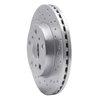 621-76016R Drilled Brake Rotor [Silver], 1983-1986 Lexus/Toyota/Scion, Position: Front Right - image 3