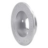 621-76023L Drilled Brake Rotor [Silver], 1985-1987 Lexus/Toyota/Scion, Position: Rear Left - image 4