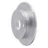 621-76023R Drilled Brake Rotor [Silver], 1985-1987 Lexus/Toyota/Scion, Position: Rear Right - image 4