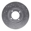 621-76024L Drilled Brake Rotor [Silver], 1984-1987 Lexus/Toyota/Scion, Position: Front Left - image 4
