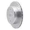 621-76025R Drilled Brake Rotor [Silver], 1984-1988 Lexus/Toyota/Scion, Position: Rear Right - image 4