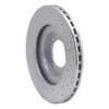 621-76030L Drilled Brake Rotor [Silver], 1985-1988 Lexus/Toyota/Scion, Position: Front Left - image 2
