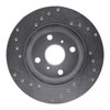 621-76032R Drilled Brake Rotor [Silver], 1987-1992 Multiple Makes/Models, Position: Front Right - image 2