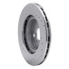 621-76032R Drilled Brake Rotor [Silver], 1987-1992 Multiple Makes/Models, Position: Front Right - image 4