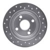 621-76035L Drilled Brake Rotor [Silver], 1987-1992 Multiple Makes/Models, Position: Rear Left - image 4